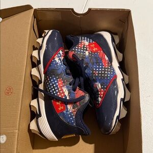 Under Armour Kids' Patriotic Sneakers - Navy and Red